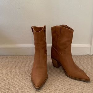 Tony Bianco heeled leather mid calf boot